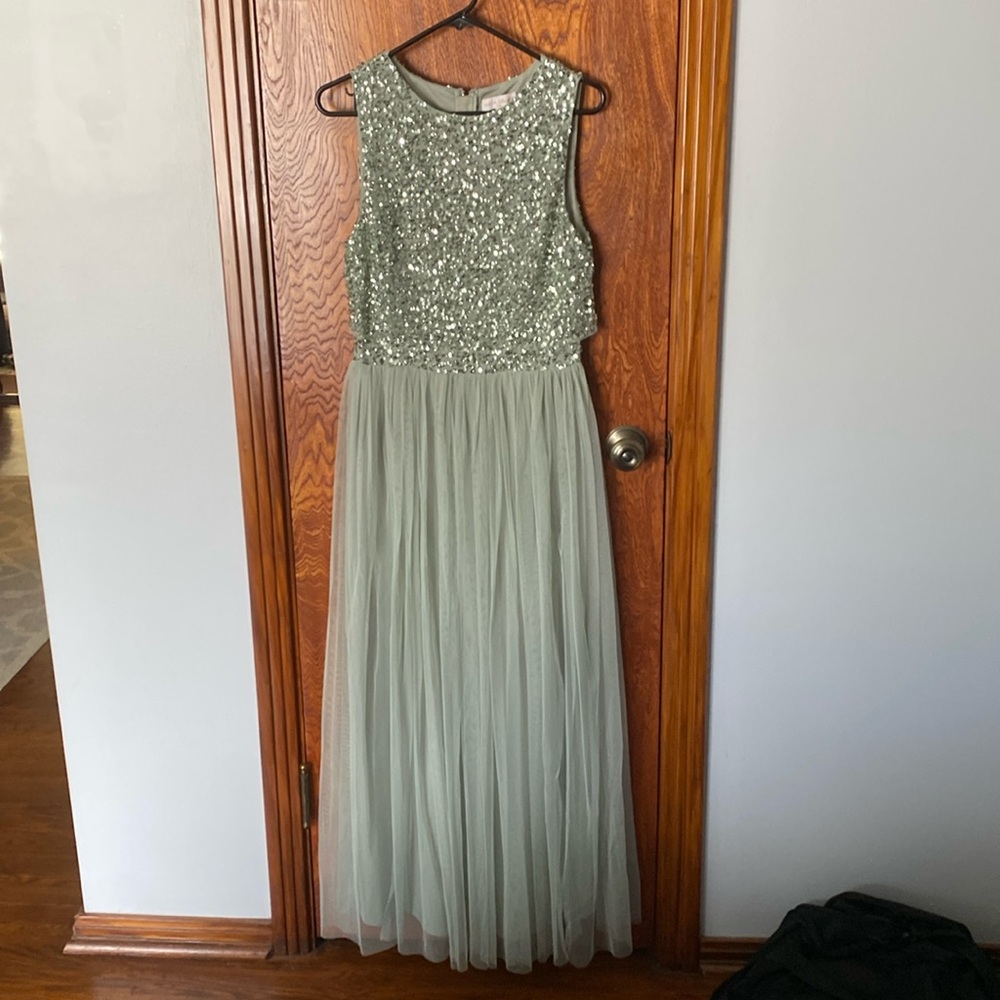 Sage bridesmaid dress